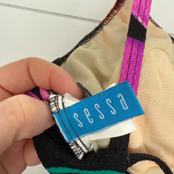 Sessa Women’s Large Floral One Piece Swim - Picture 4 of 6